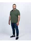 Polo Paddy grande taille vert foncé