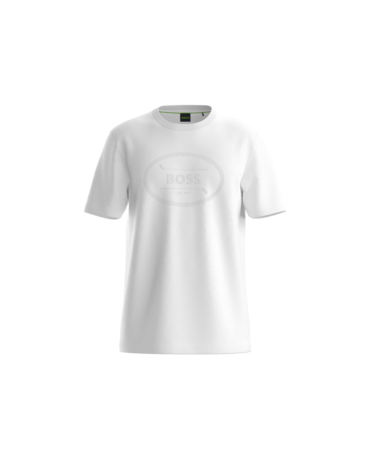 T-shirt logo grande taille blanc