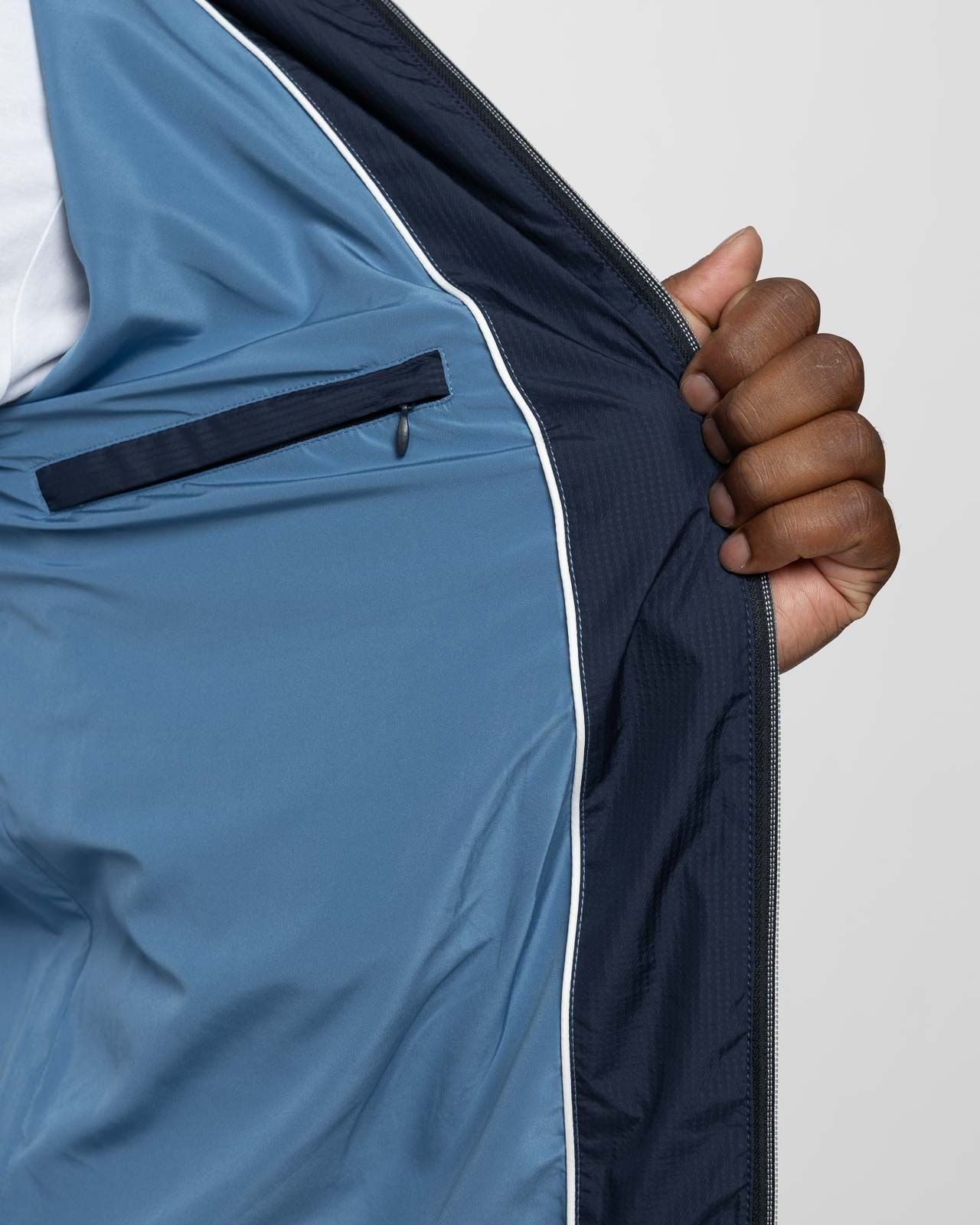 Blouson extra léger pour homme grand bleu marine