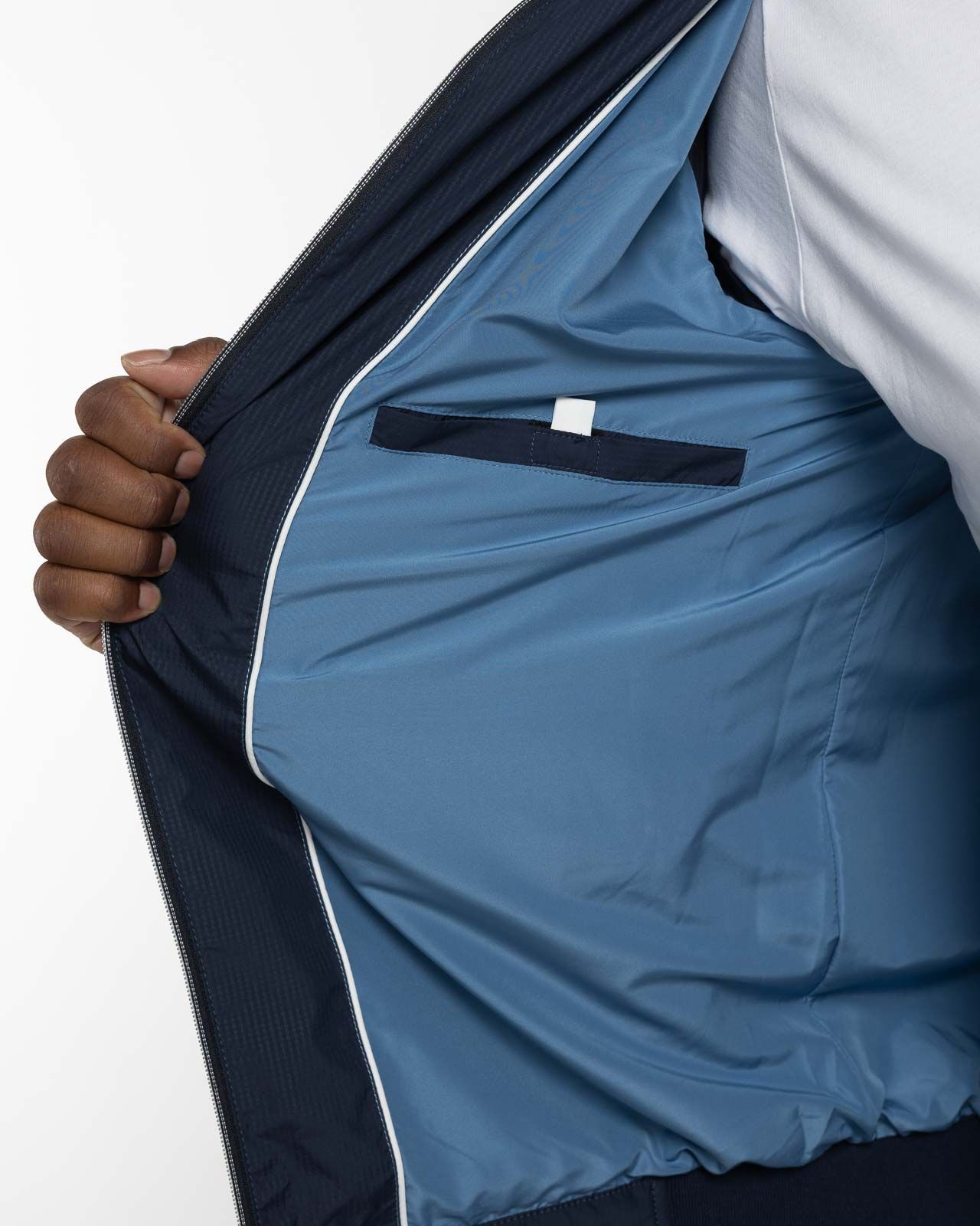 Blouson extra léger pour homme grand bleu marine