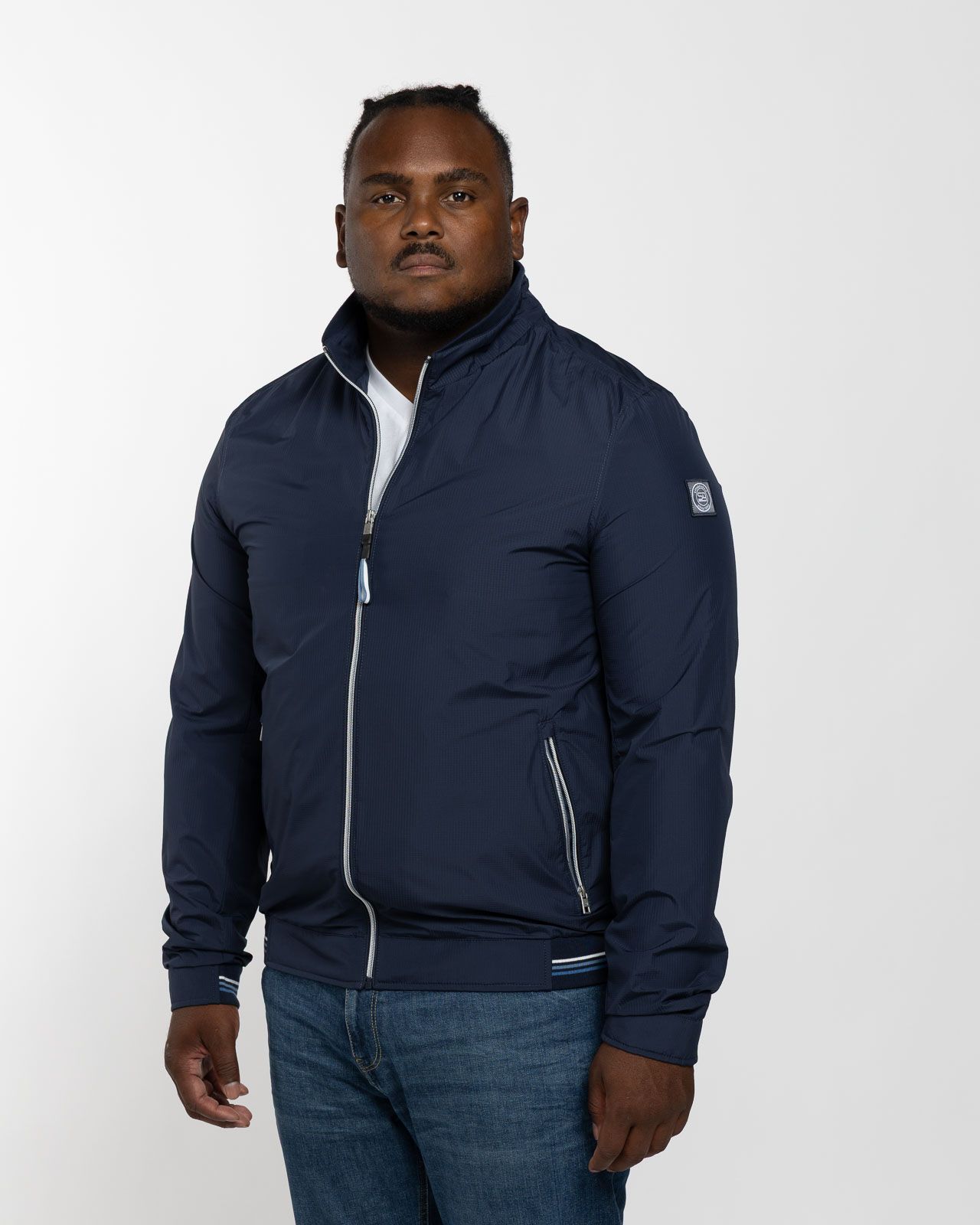 Blouson extra léger pour homme grand bleu marine