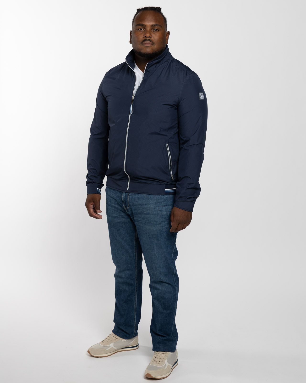 Blouson extra léger pour homme grand bleu marine