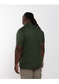 Polo piqué grande taille vert kaki