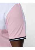 Polo piqué barbarian grande taille rose