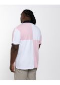 Polo piqué barbarian grande taille rose