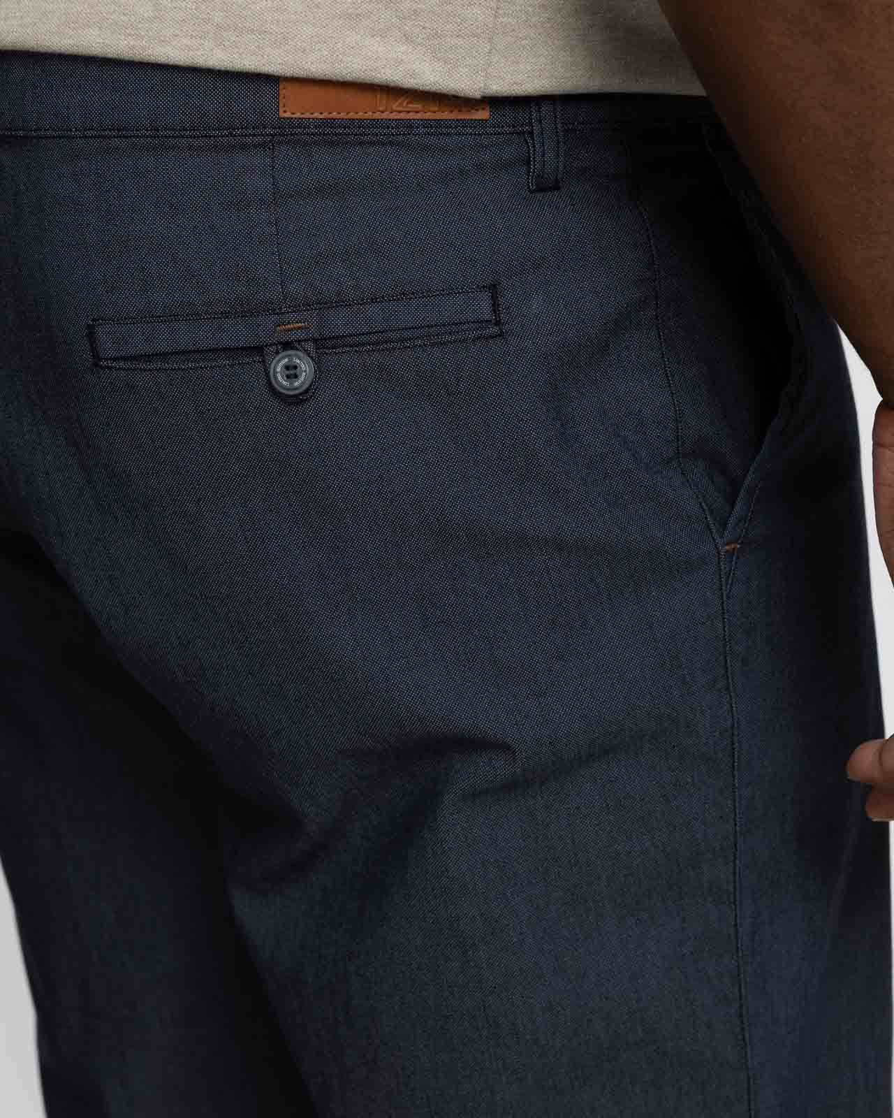 Short chino grande taille bleu marine