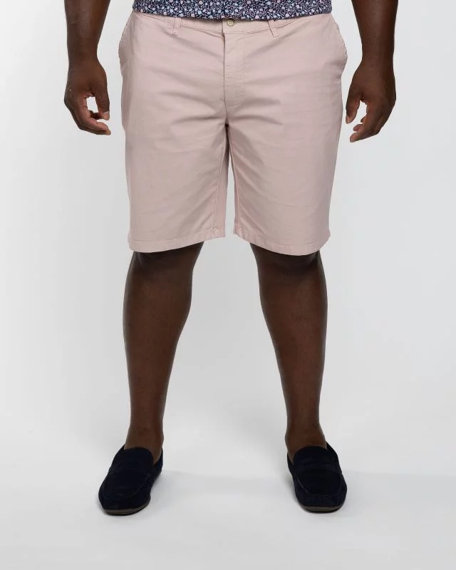 Short chino grande taille rose