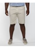 Short 5 poches grande taille beige