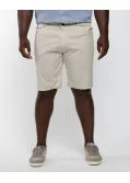 Short 5 poches grande taille beige