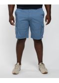 Short cargo grande taille bleu