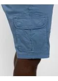 Short cargo grande taille bleu