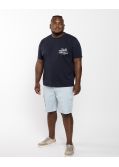 Short cargo grande taille bleu ciel