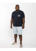 Short cargo grande taille bleu ciel