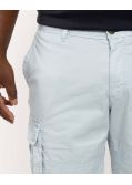 Short cargo grande taille bleu ciel