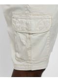 Short cargo grande taille écru