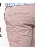 Short cargo grande taille vieux rose