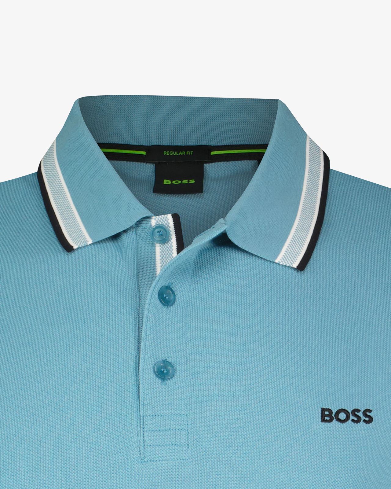 Polo piqué grande taille bleu