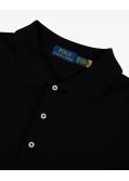 Polo interlock grande taille noir