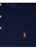 Polo interlock grande taille bleu marine
