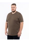 T-shirt grande taille marron