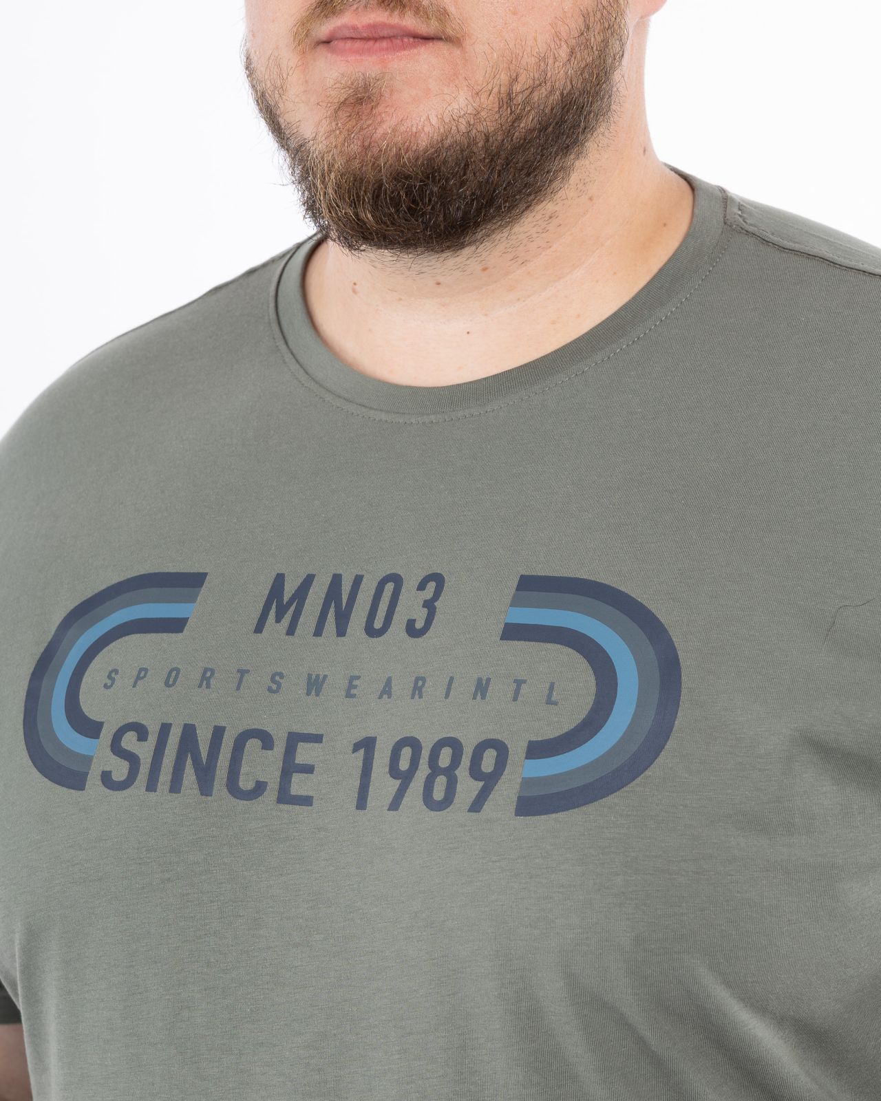 T-shirt imprimé grande taille vert