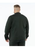 Blouson grande taille vert foncé