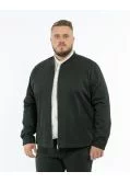 Blouson grande taille vert foncé