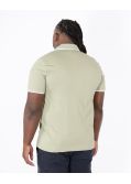 Polo piqué grande taille vert kaki