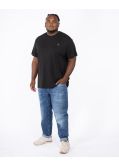 T-shirt interlock grande taille noir