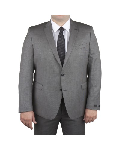 Veste de costume préférence grise: grande taille du 60 au 68