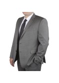 Veste de costume préférence grise: grande taille du 60 au 68