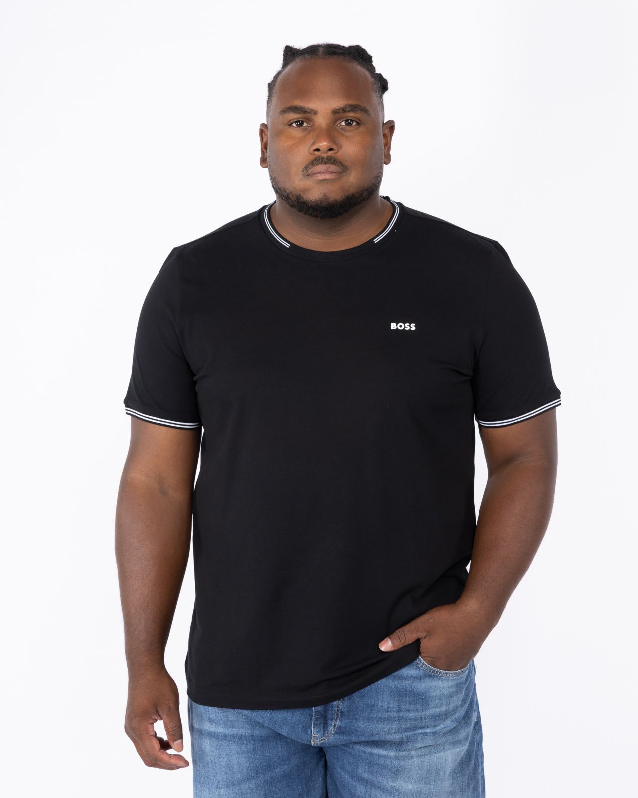 T-shirt grande taille noir