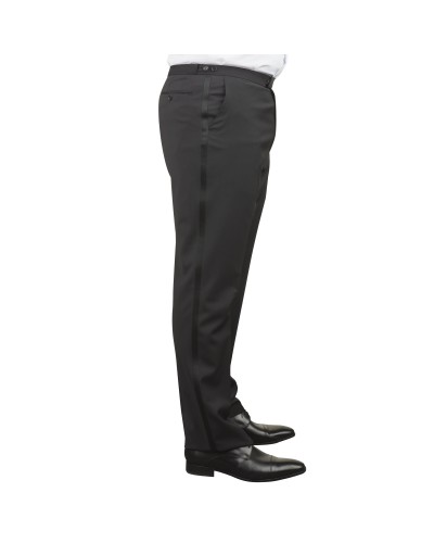 Pantalon de smoking noir avec satin : pour Homme Grand