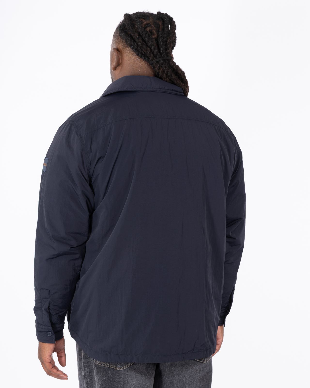 Surchemise grande taille bleu marine