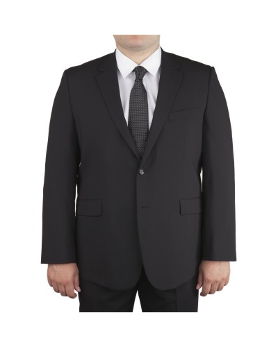 Veste de costume Classic Noir pour homme fort du 60 au 78 - Skopes