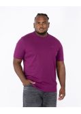 T-shirt grande taille bordeaux