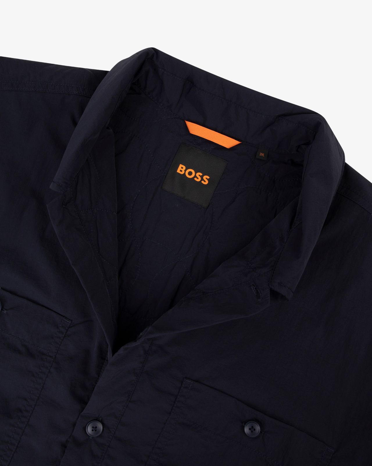 Surchemise grande taille bleu marine