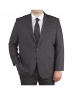 Veste de costume anthracite: grande taille du 60 au 84 - Bruno Saint Hilaire