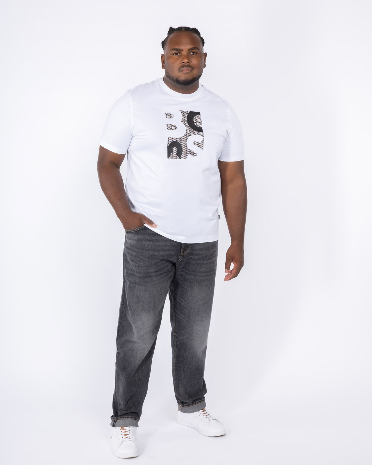 T-shirt grande taille blanc