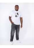 T-shirt grande taille blanc