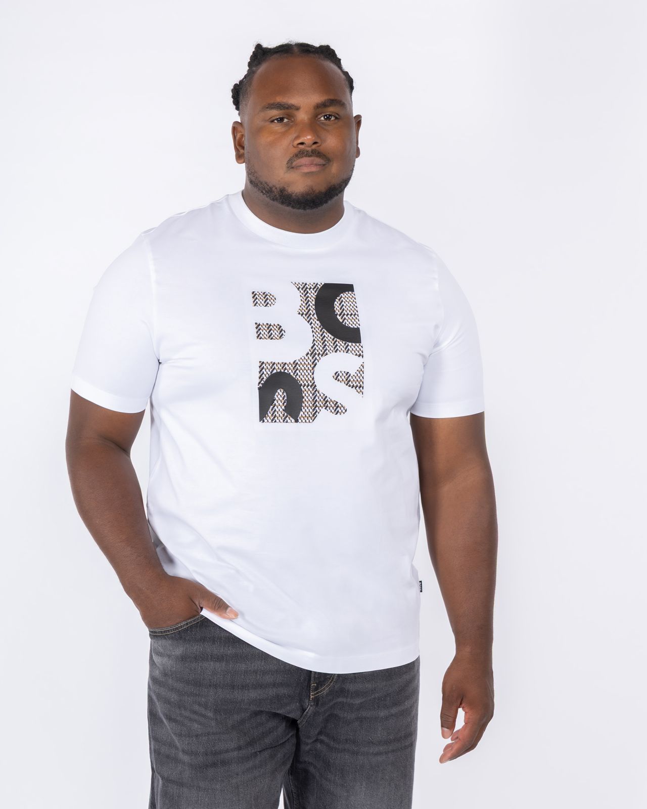 T-shirt grande taille blanc