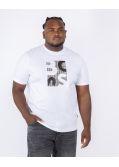 T-shirt grande taille blanc