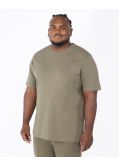 T-shirt jersey grande taille vert kaki