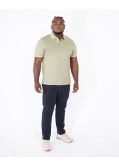 Polo piqué grande taille vert kaki