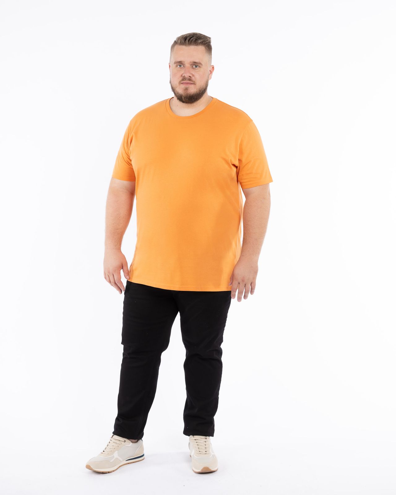 T-shirt grande taille orange