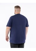 T-shirt POLO grande taille bleu marine
