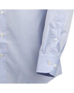 Chemise bleue semi-cintrée (Modern Fit)  : manches extra longues 69 cm