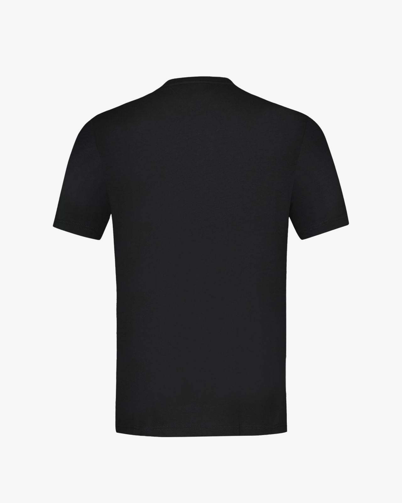 T-shirt col rond grande taille noir