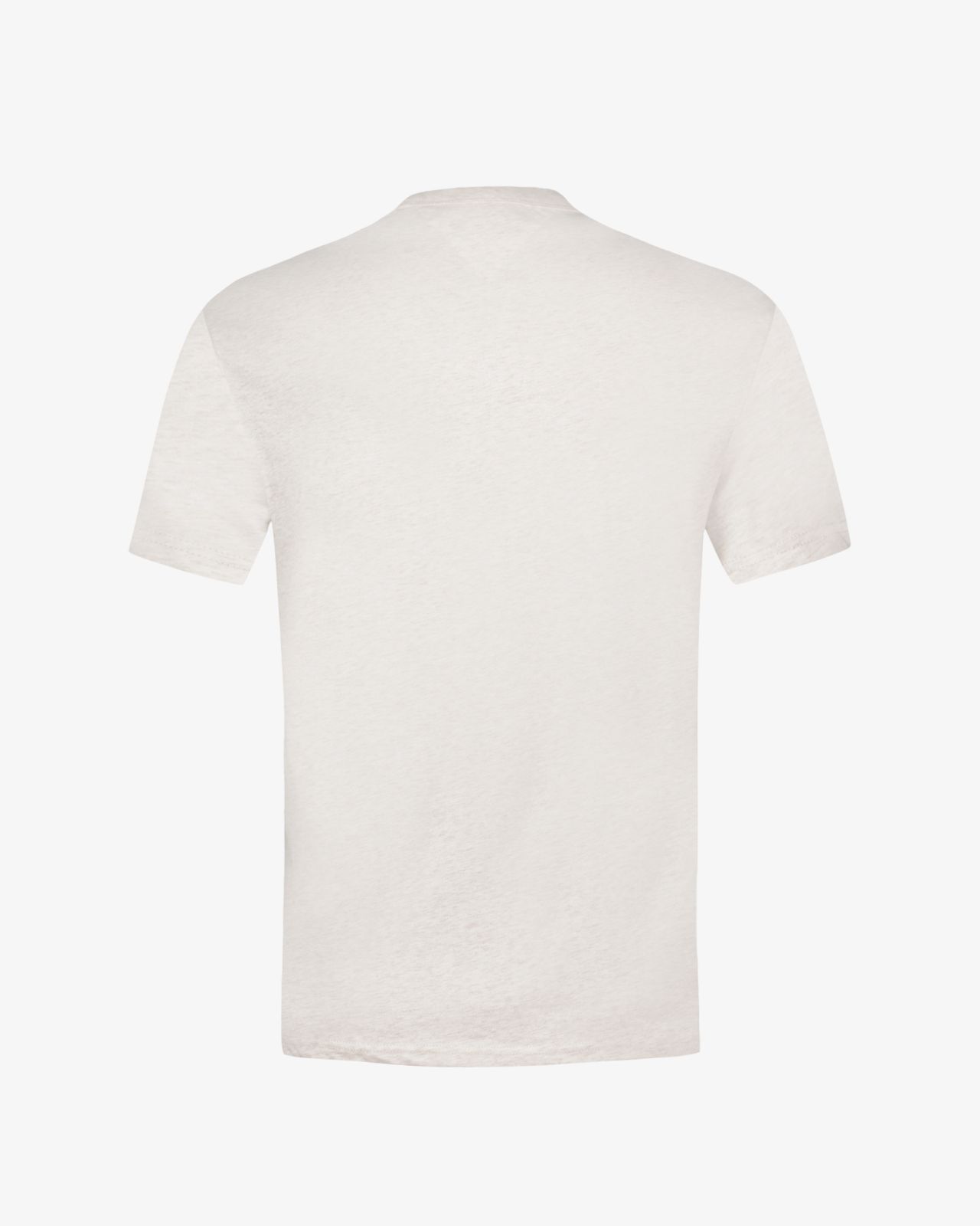 T-shirt col rond grande taille écru