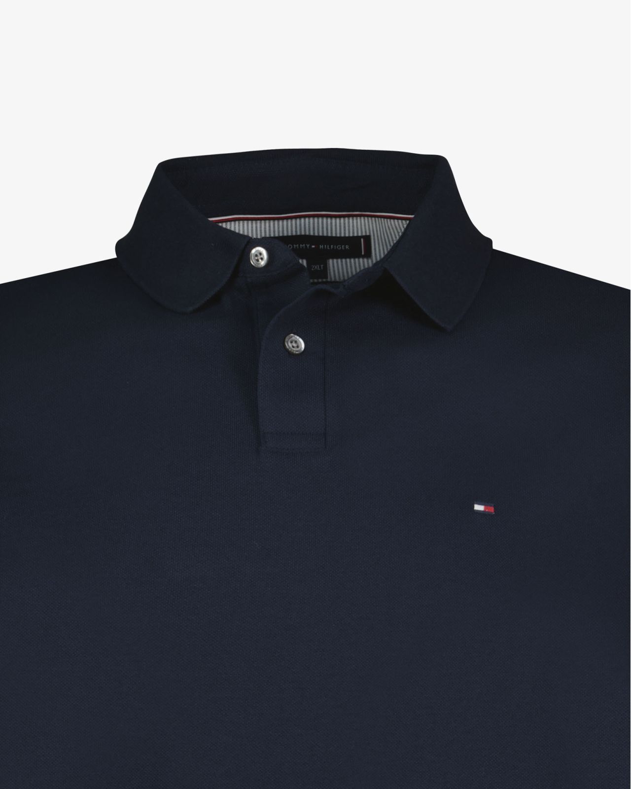 Polo piqué grande taille marine